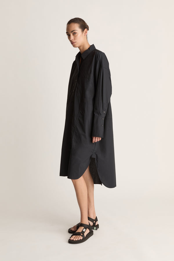 Lee Mathews LM Poplin LS Shirt Dress