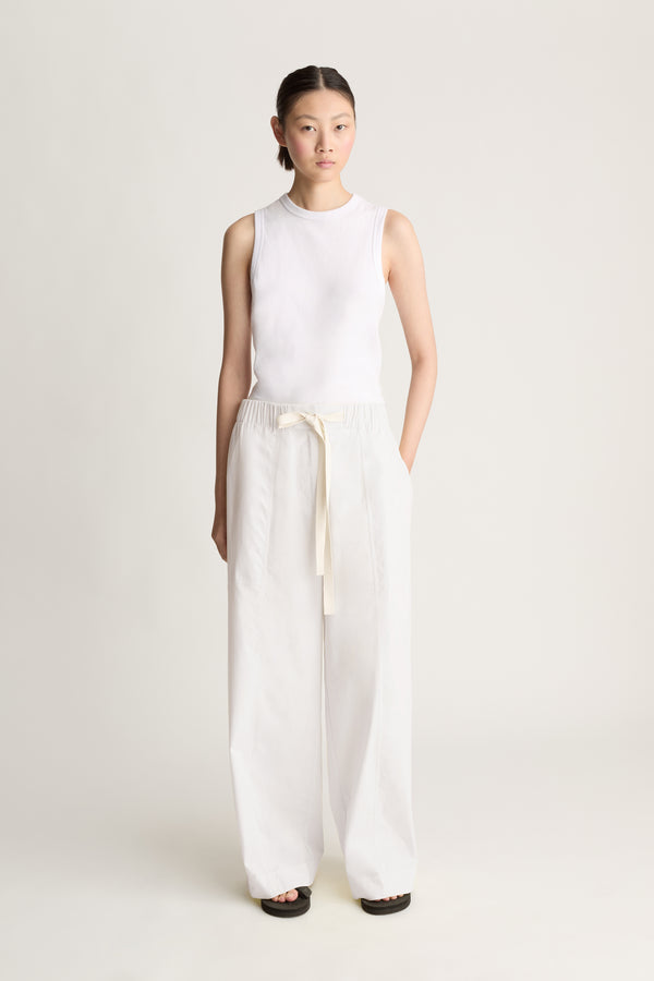 Lee Mathews LM Poplin Wide Leg Pant