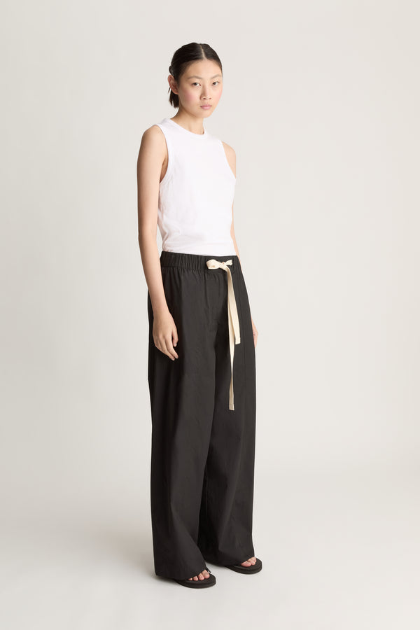 lee mathews LM Poplin Wide Leg Pant