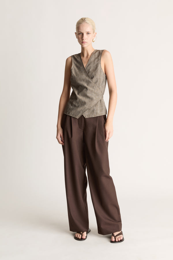 Lee Mathews Marina Wrap Top