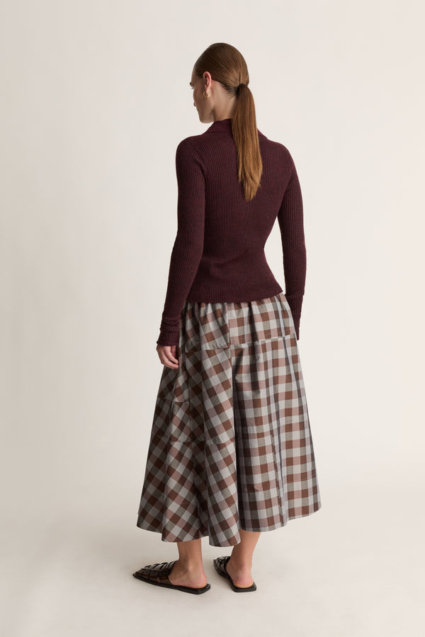 Lee Mathews Maya Ribbed Cardigan