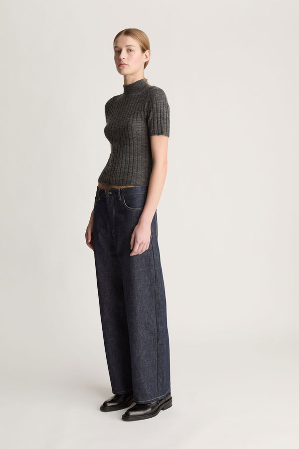 lee mathews Maya Ribbed Tee