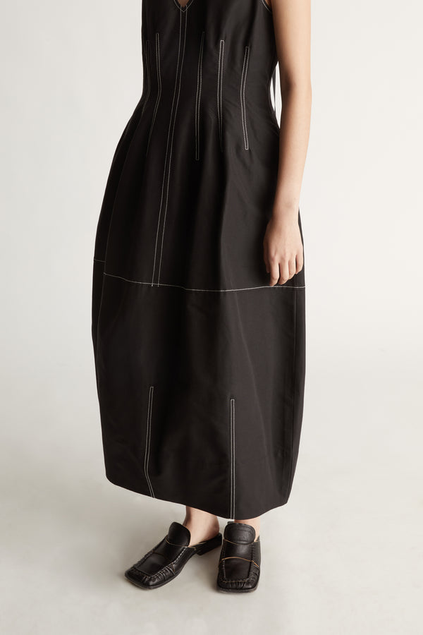 Lee Mathews Morgan V Neck Dress