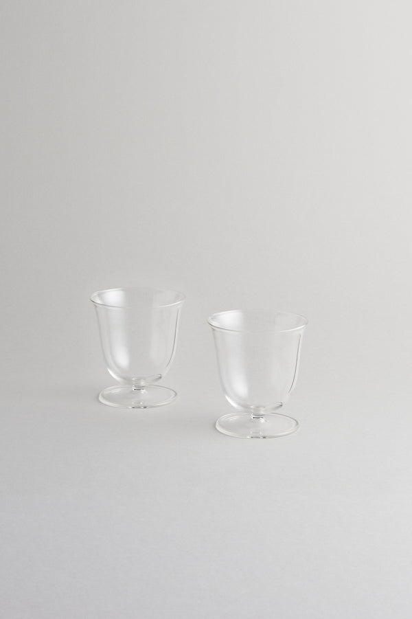 lee mathews R+D Rosetta Acqua Glasses x 2