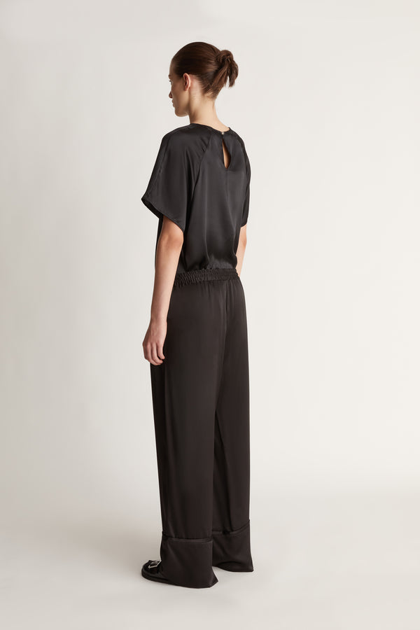 Lee Mathews Stella Silk Satin Pant