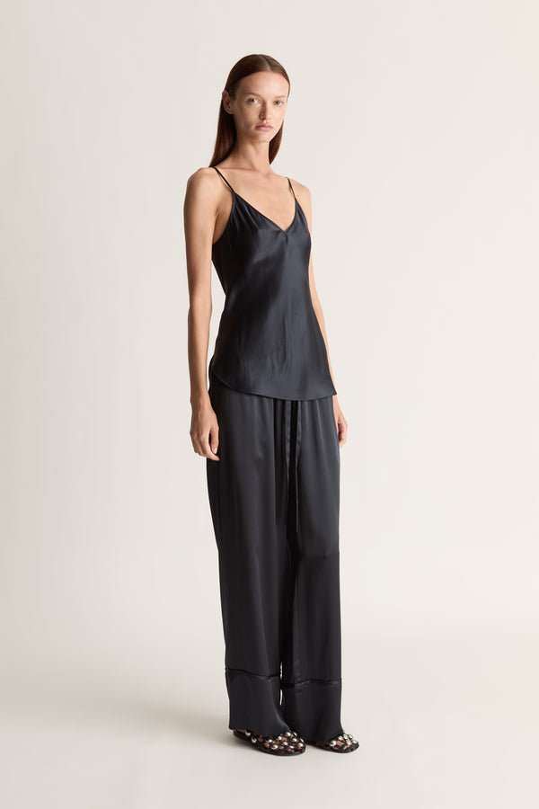 lee mathews Stella Silk Satin Pant