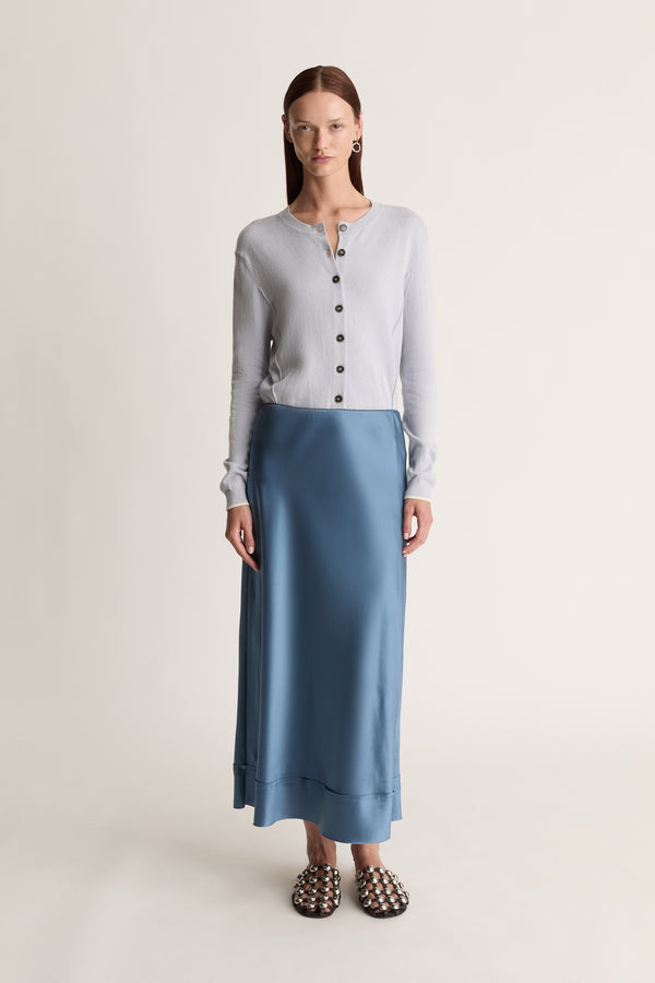 Lee Mathews Stella Silk Satin Skirt