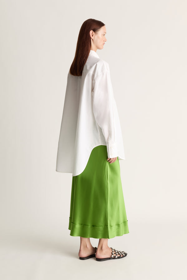 Lee Mathews Stella Silk Satin Skirt