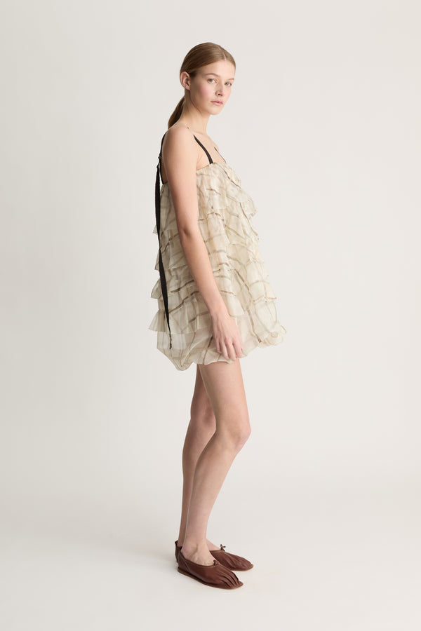 Lee Mathews Tia Ruffle Dress