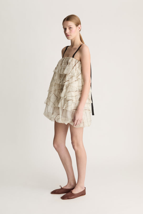 Lee Mathews Tia Ruffle Dress