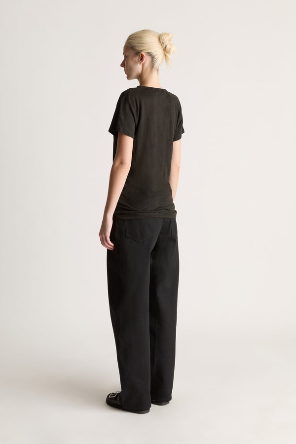 Lee Mathews Tilly Linen Jersey Tee