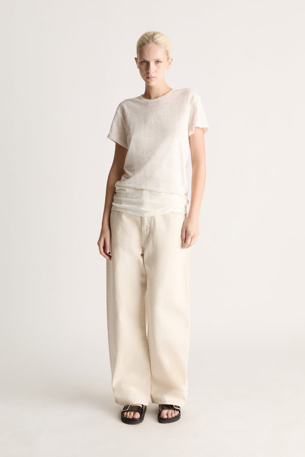 Lee Mathews Tilly Linen Jersey Tee