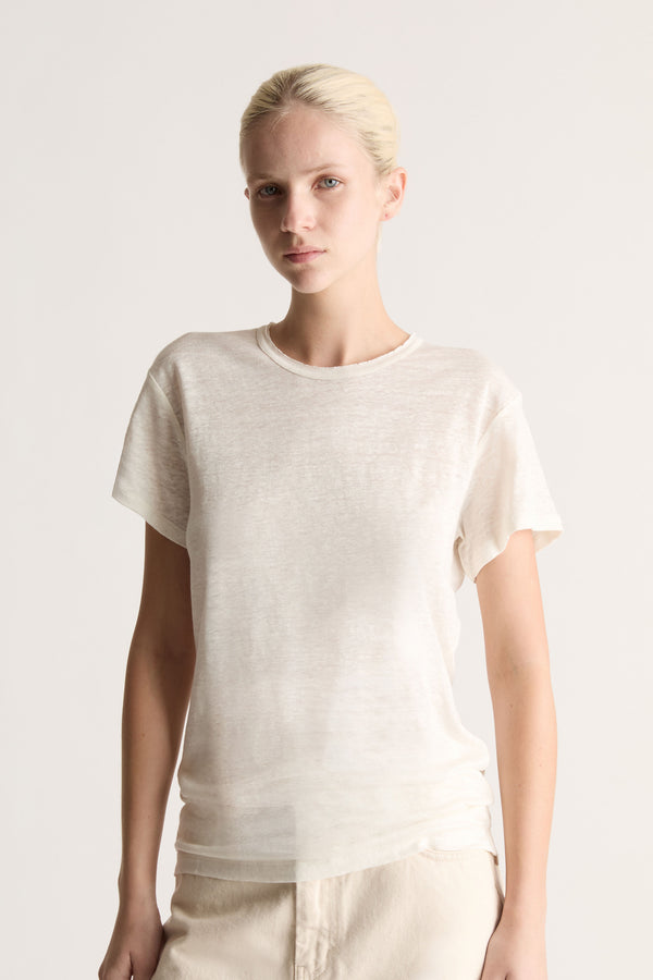 Lee Mathews Tilly Linen Jersey Tee