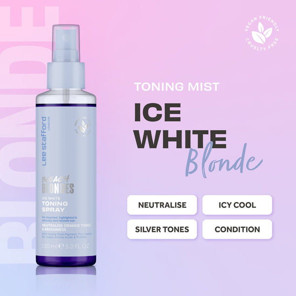 Lee Stafford Bleach Blondes Ice White Tone Correcting Conditioning Spray
