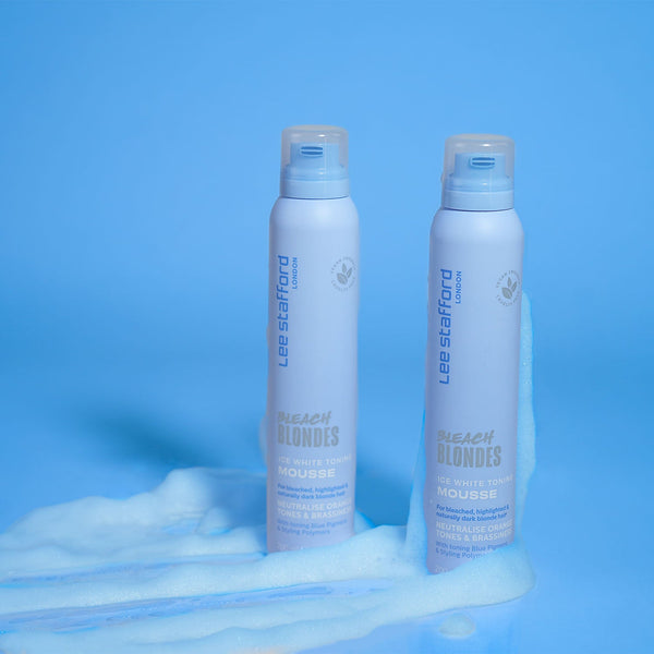 Lee Stafford Bleach Blondes Ice White Toning Mousse