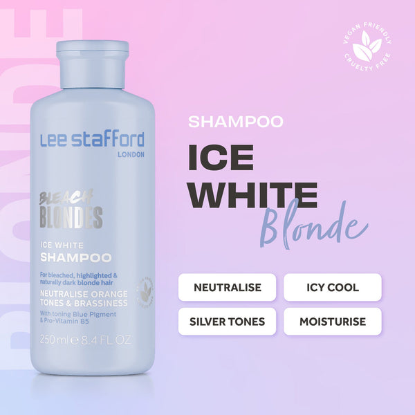 Lee Stafford Bleach Blondes Ice White Toning Shampoo