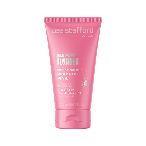 lee stafford Bleach Blondes Kiss of Colour Playful Pink Treatment