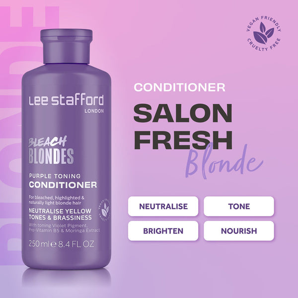 Lee Stafford Bleach Blondes Purple Toning Conditioner
