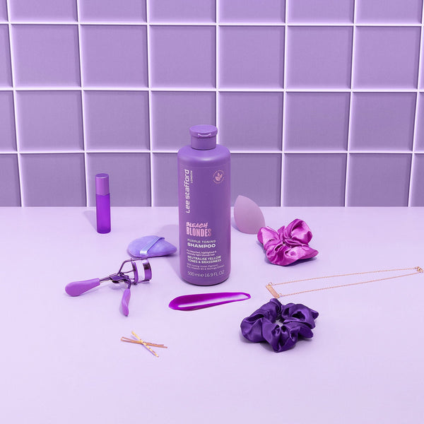 Lee Stafford Bleach Blondes Purple Toning Shampoo 500ml