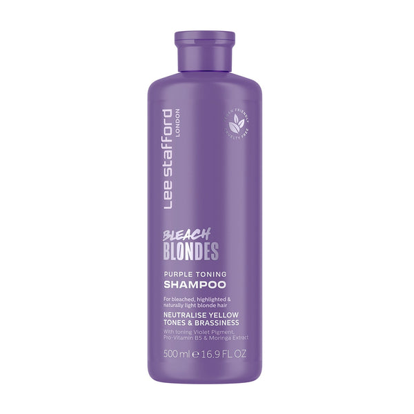 lee stafford Bleach Blondes Purple Toning Shampoo 500ml