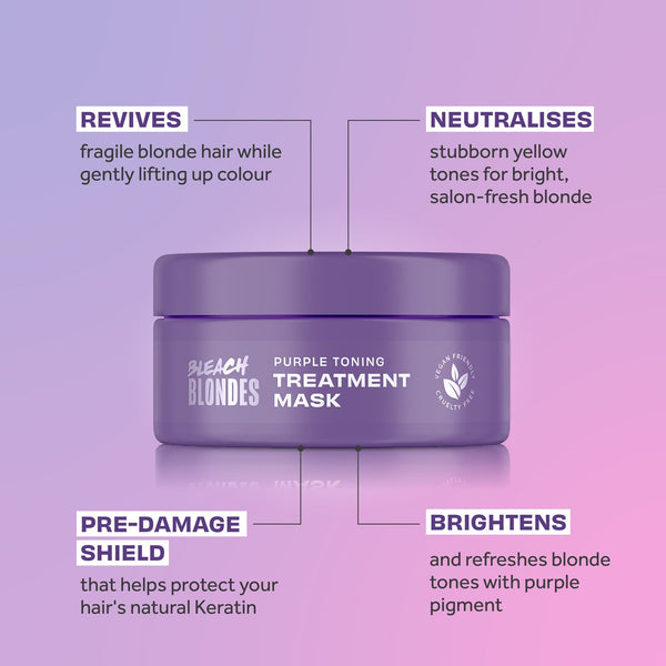 Lee Stafford Bleach Blondes Purple Toning Treatment Mask
