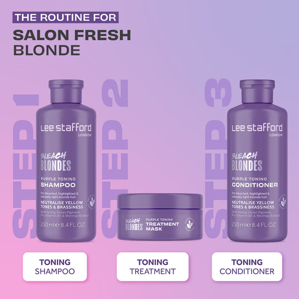 Lee Stafford Bleach Blondes Purple Toning Treatment Mask