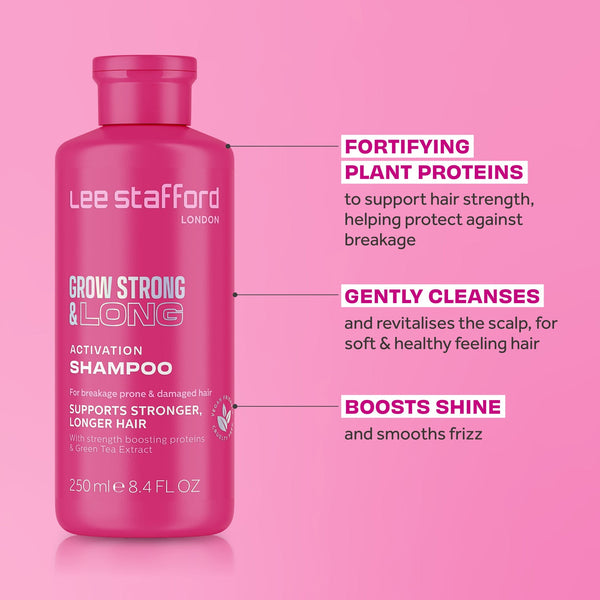 Lee Stafford Grow Strong U0026 Long Activation Shampoo