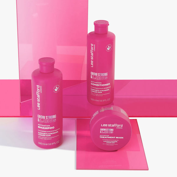 Lee Stafford Grow Strong U0026 Long Activation Shampoo 500ml