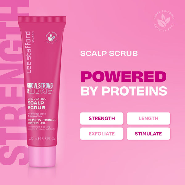 Lee Stafford Grow Strong U0026 Long Stimulating Scalp Scrub
