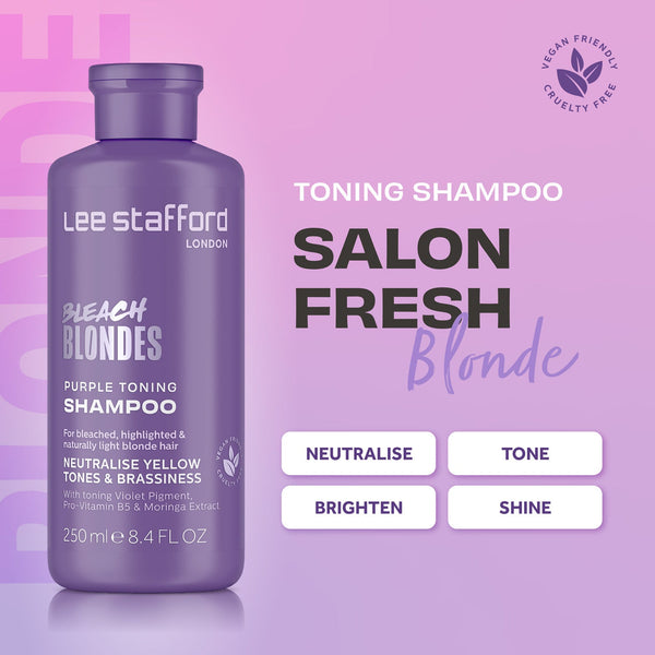 Lee Stafford Bleach Blondes Purple Toning Shampoo