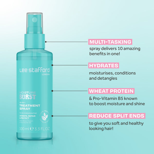 Lee Stafford Moisture Burst Hydrating 10-in-1 Treatment Spray