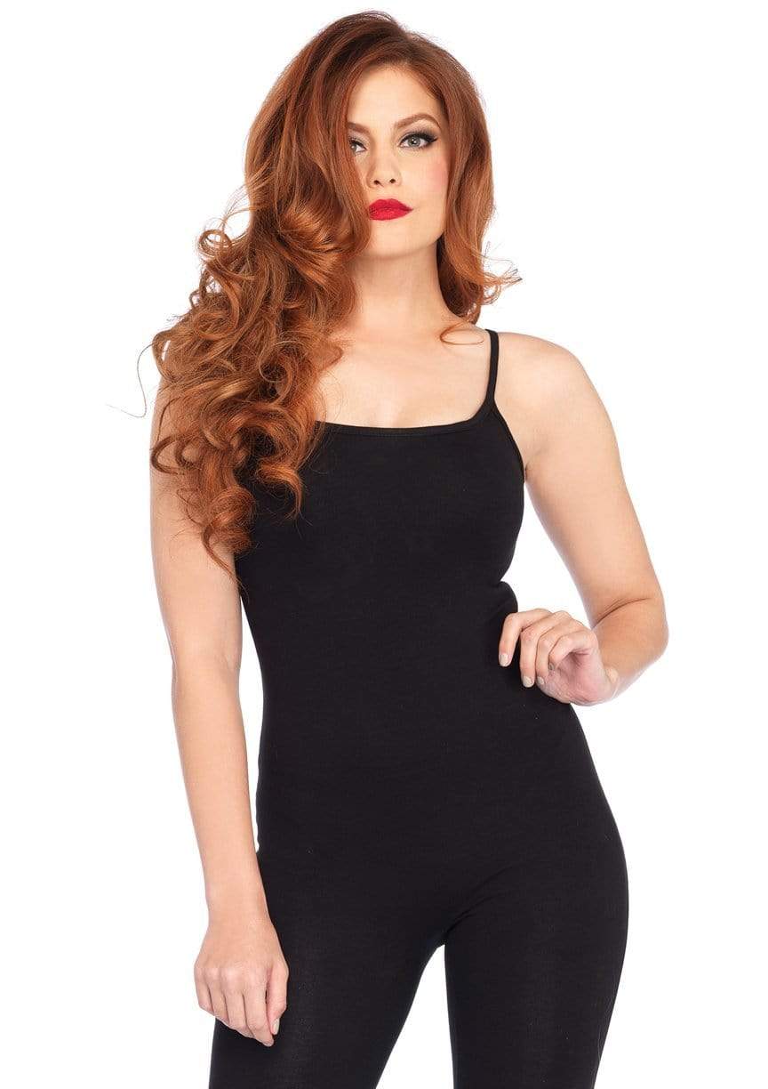 leg avenue Basic Full Length Seamless Spandex Unitard Black