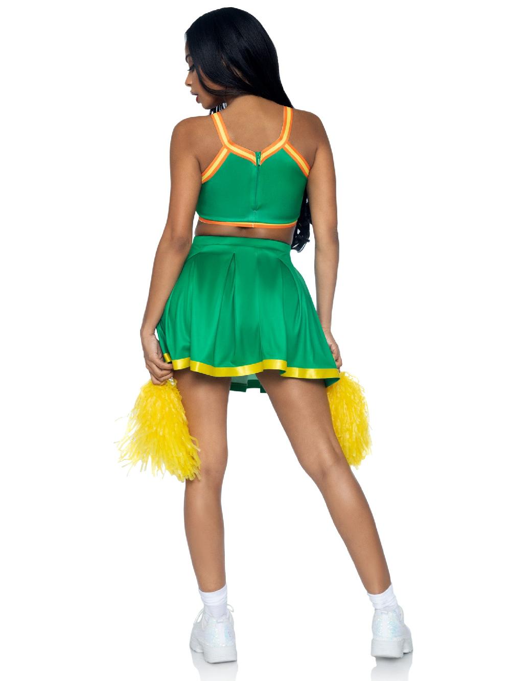 Leg Avenue Bring It Baddie Cheerleader Costume Green