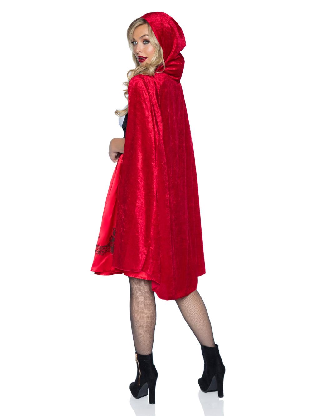 Leg Avenue Classic Red Riding Hood Costume Red/White