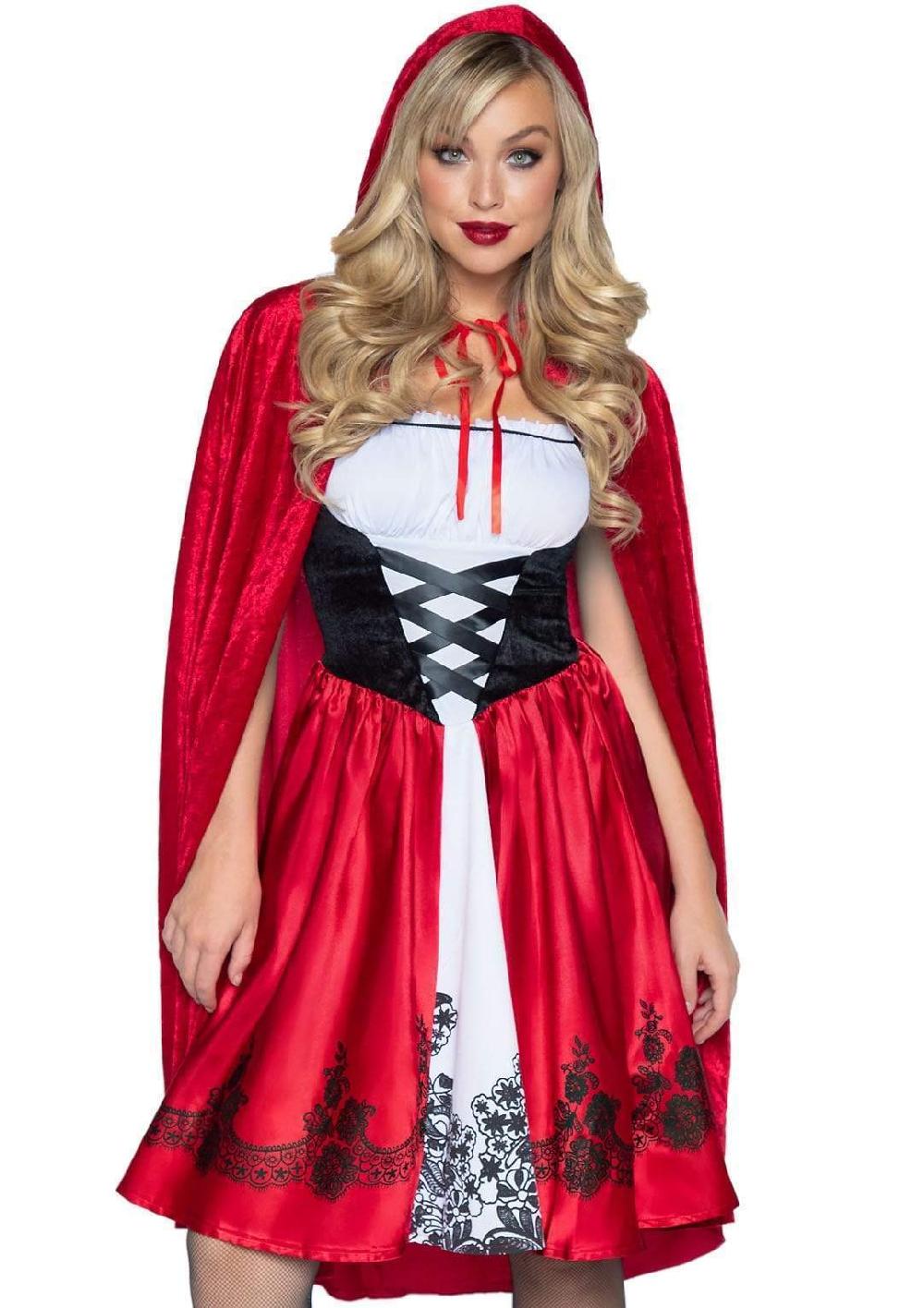 leg avenue Classic Red Riding Hood Costume Red/White