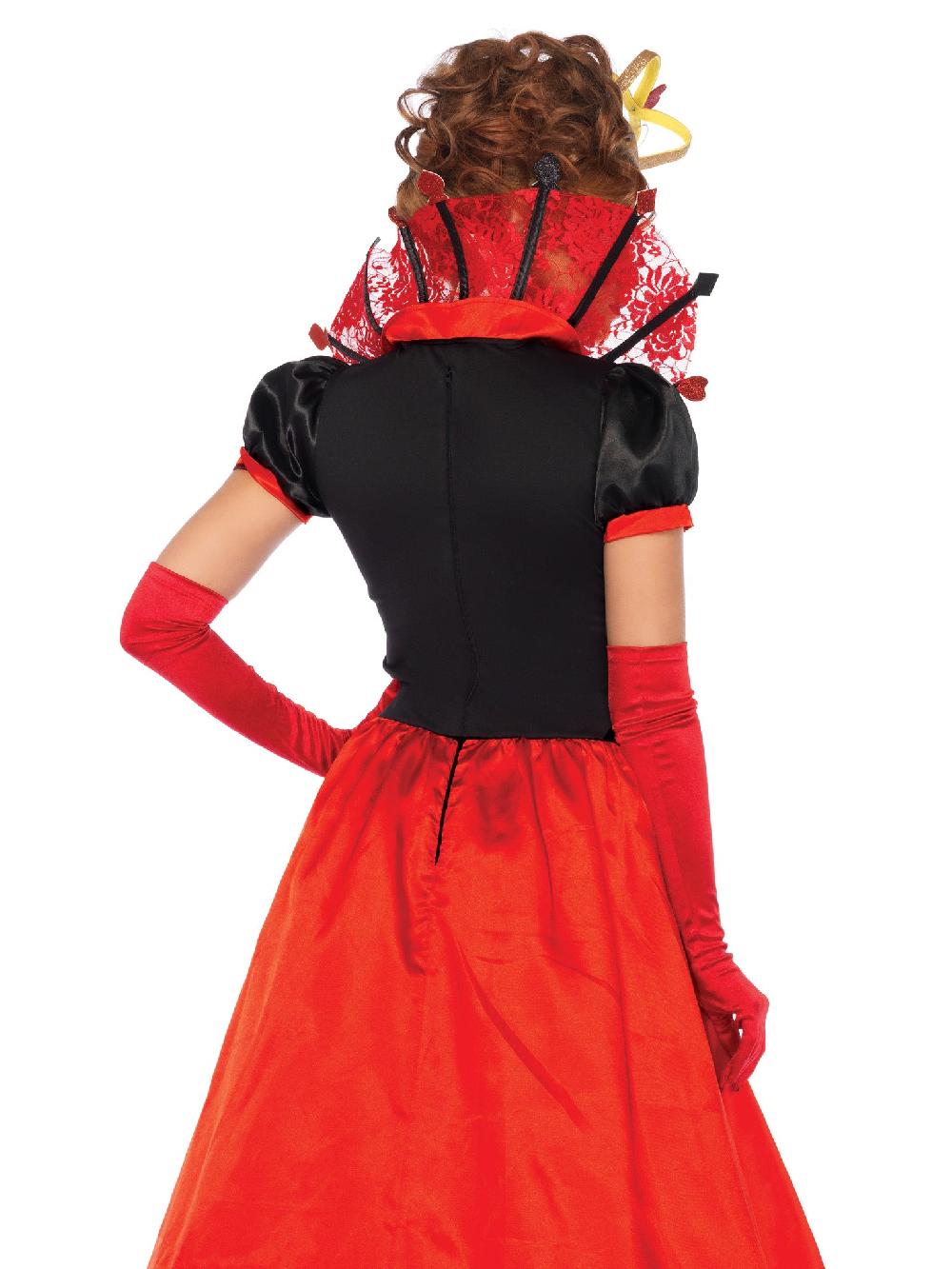 Leg Avenue Deluxe Queen Of Hearts Costume Red/Black
