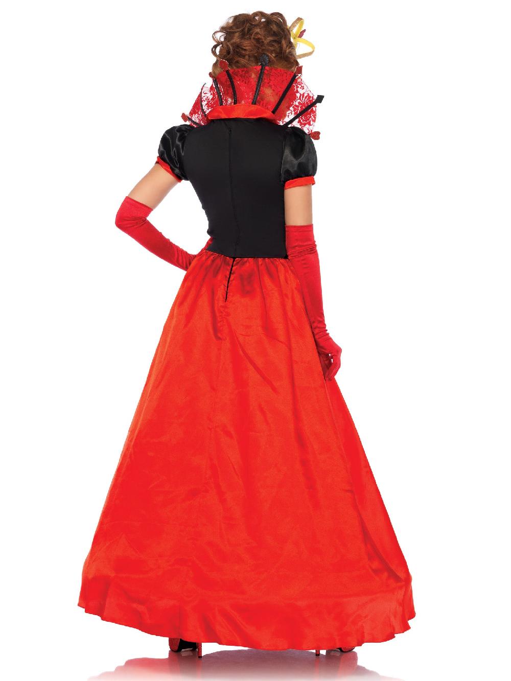 Leg Avenue Deluxe Queen Of Hearts Costume Red/Black