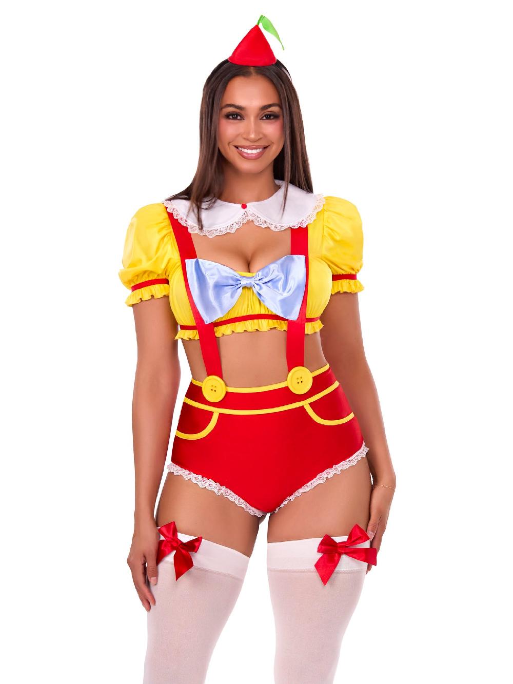 Leg Avenue Double Trouble Darling Costume Red/Yellow