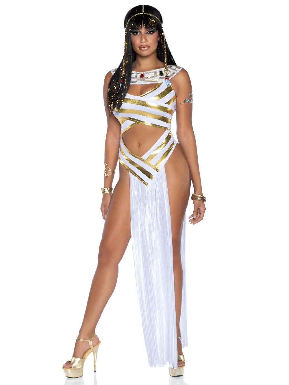 Leg Avenue Egyptian Goddess Cleopatra Costume White