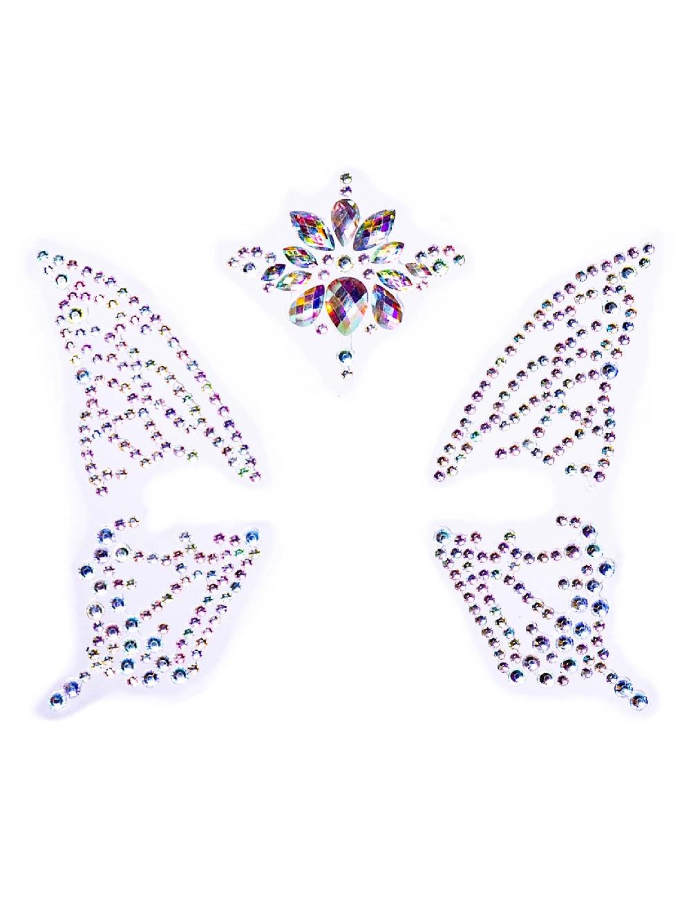 Leg Avenue Fairy Adhesive Face Jewels Sticker Clear