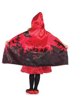 Leg Avenue Girl's Storybook Red Riding Hood Costume Red/Black