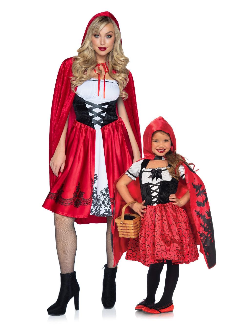 Leg Avenue Girl's Storybook Red Riding Hood Costume Red/Black