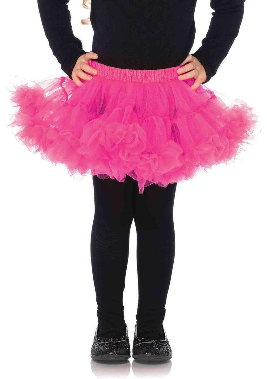 leg avenue Kids Petticoat Tutu Skirt For Girls Pink