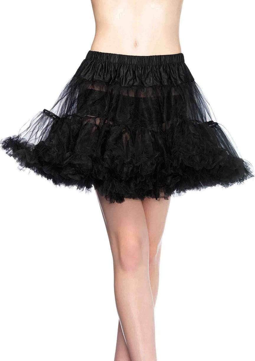 Leg Avenue Layered Tulle Petticoat Costume Skirt White