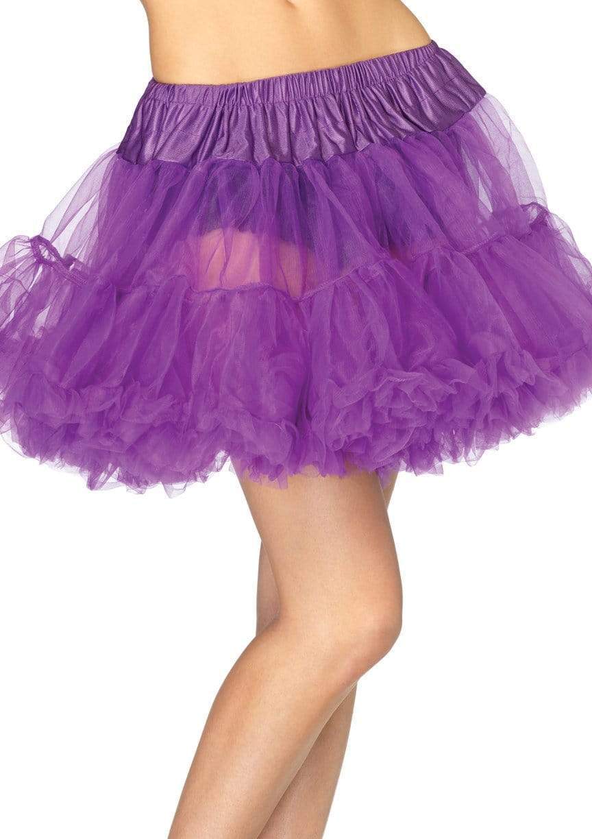 Leg Avenue Layered Tulle Petticoat Costume Skirt White