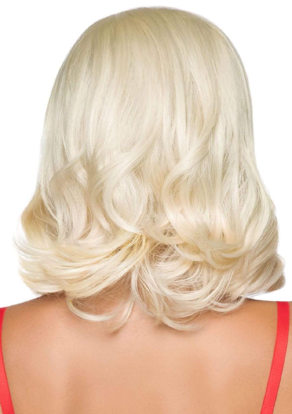 Leg Avenue 14" Money Piece Highlights Bob Wig Blond