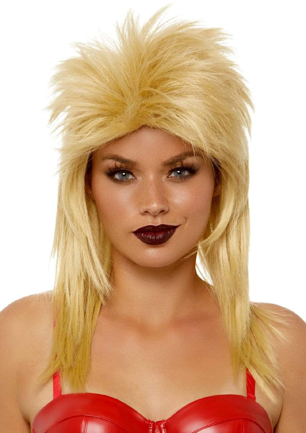 Leg Avenue 21" Unisex Rockstar Wig Black
