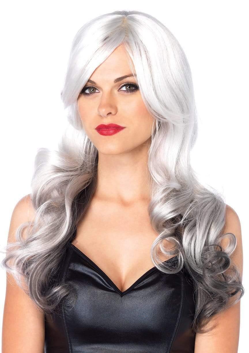 leg avenue 24" Allure Long Wavy Wig Grey/Black
