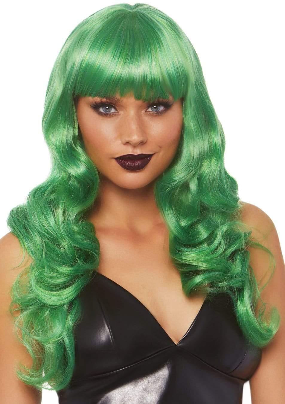 Leg Avenue 24" Wavy Wig With Bangs Blue