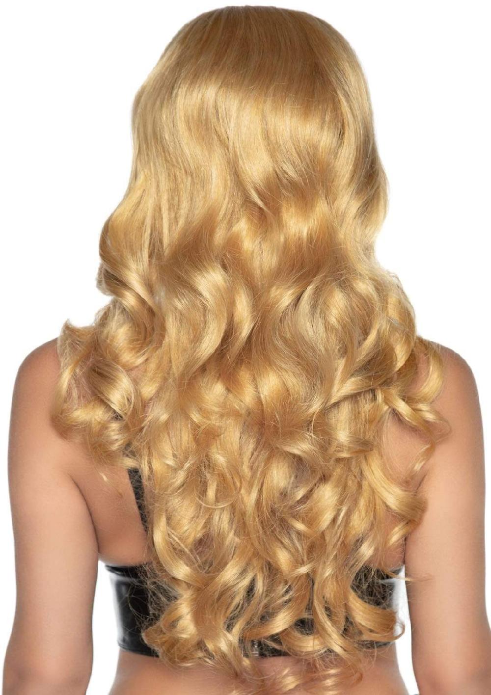Leg Avenue 26" Curly Wig With Braid Blond